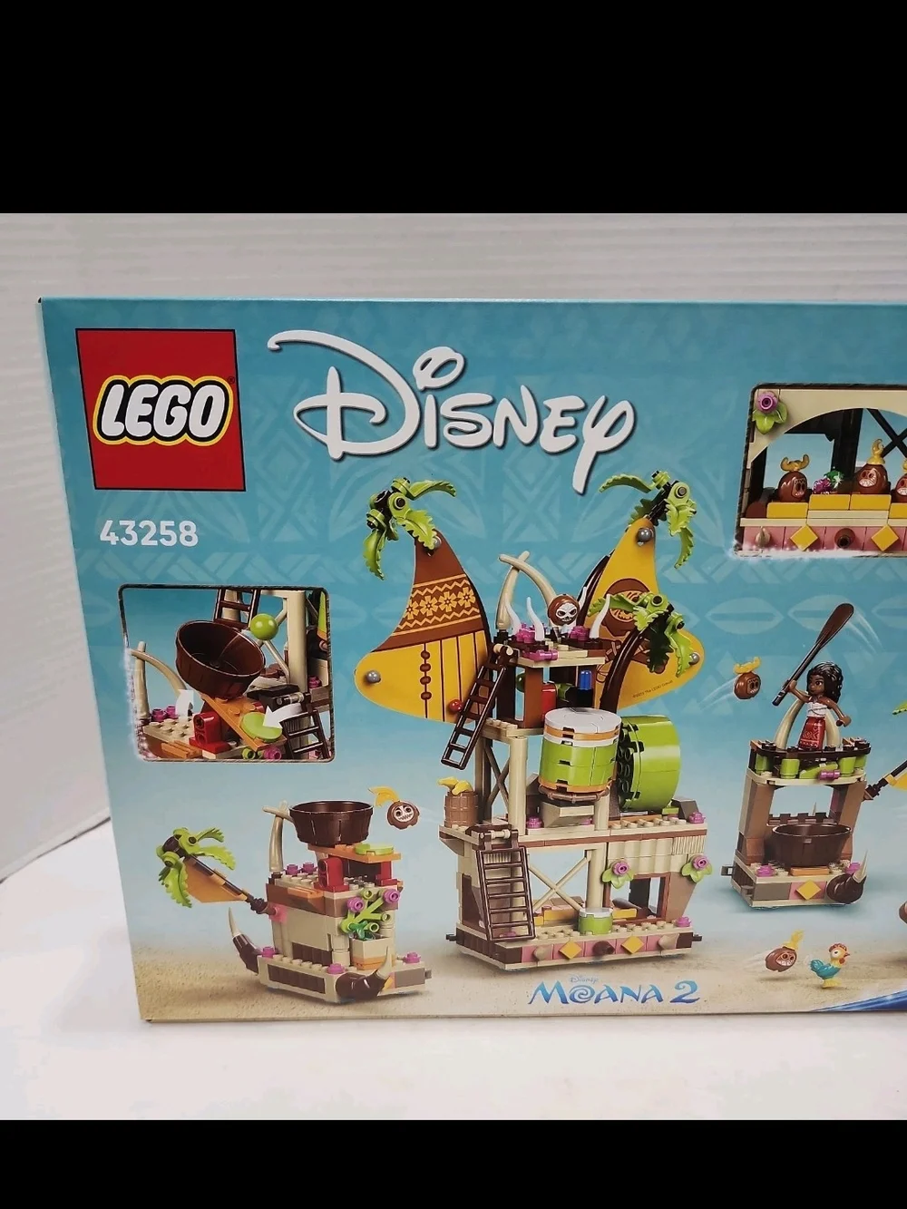 LEGO Disney Moana 2 Kakamora Barge 43258 Building Kit (572 Pieces) The Rock Maui